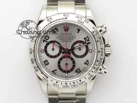 MiroTime 0213 Datejust II 116334 SS 41mm Sliver Gray Dial Sticks Markers On SS Bracelet A Cozy 3892